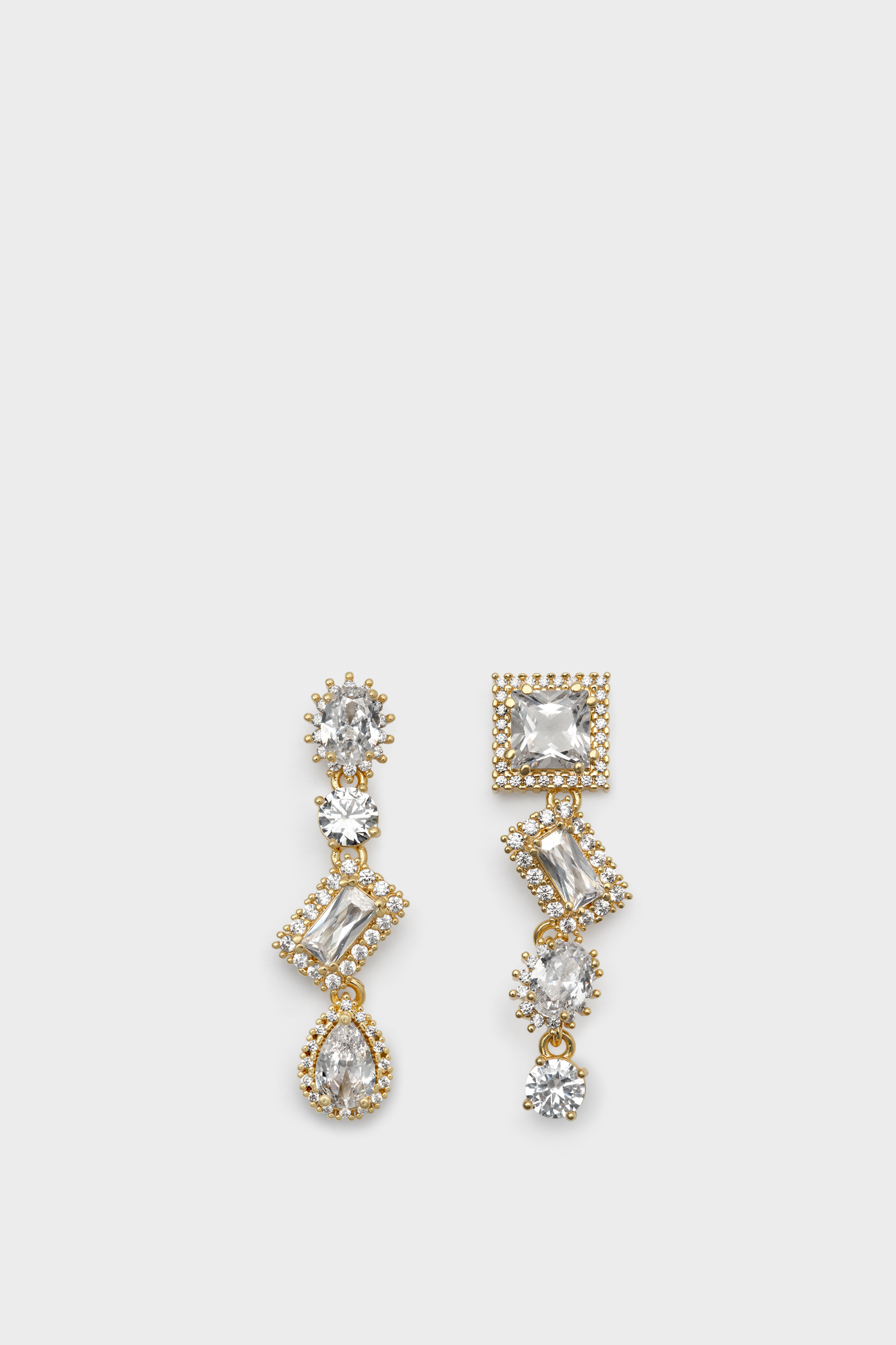 Cluster Drop Earrings