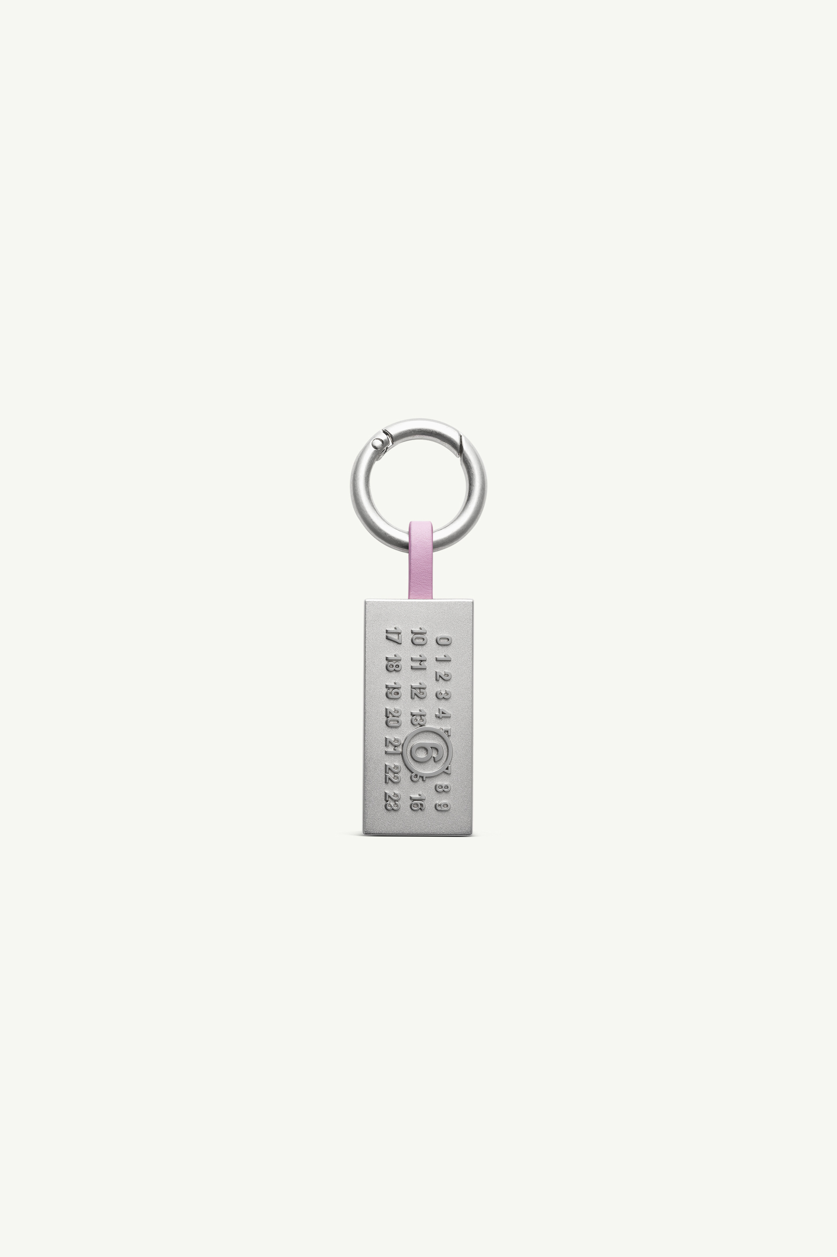 Charm para bolso Placa Numeric