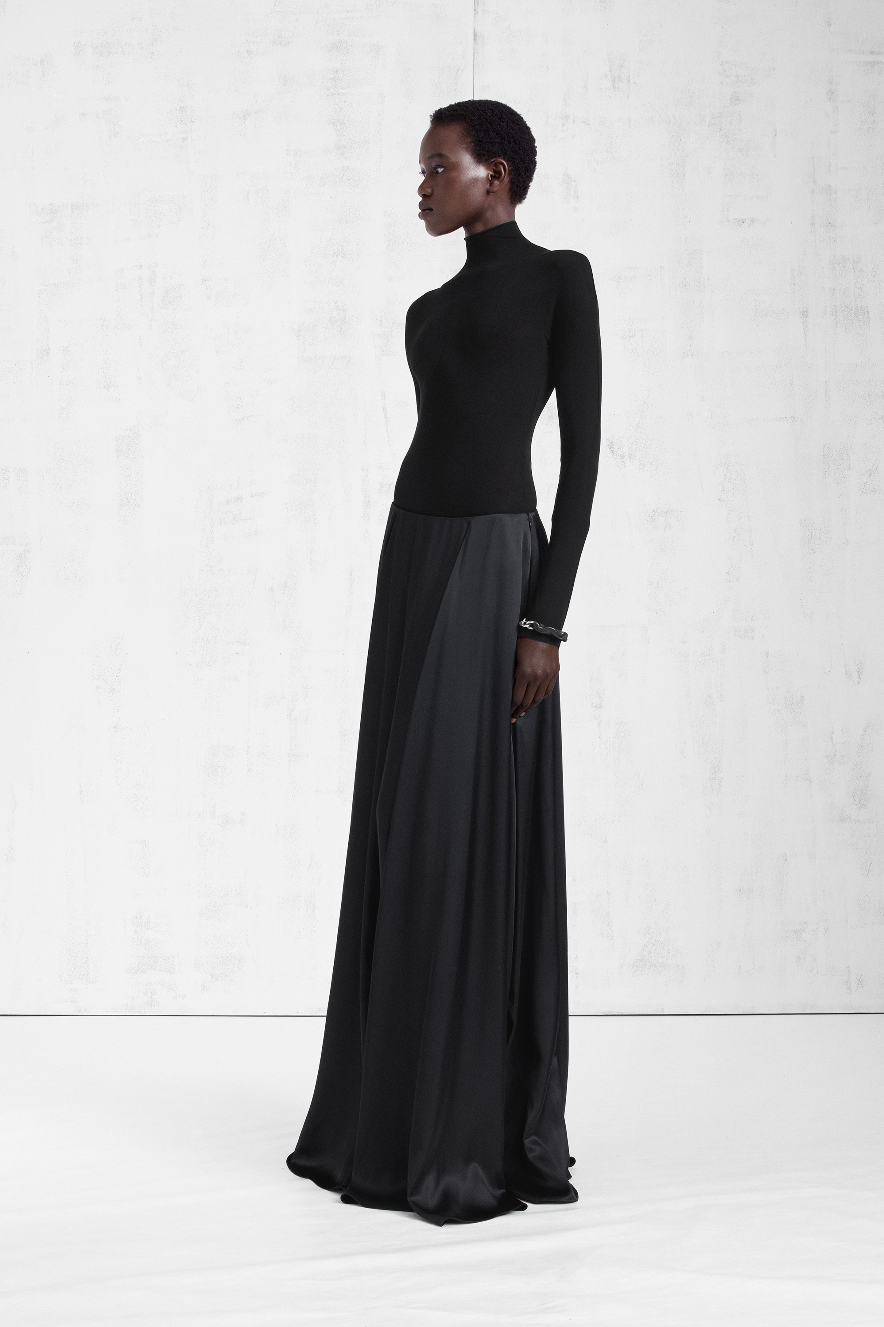 Maison Margiela マルジェラ ブラック 長袖ボディスーツ 40 テクニカル ジャージー ボディスーツ ブラック | Maison Margiela公式