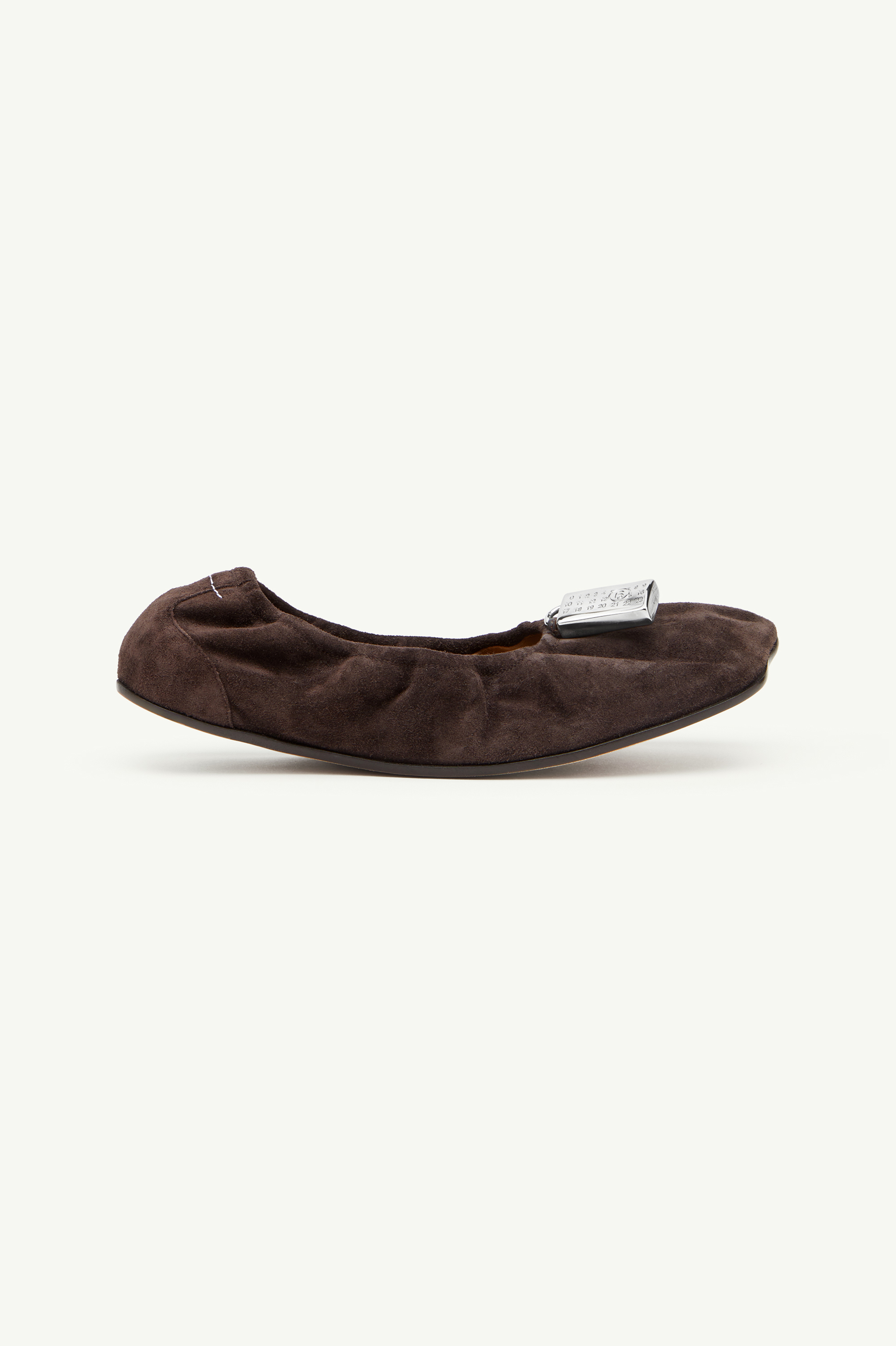Anatomic travel ballerinas in suede