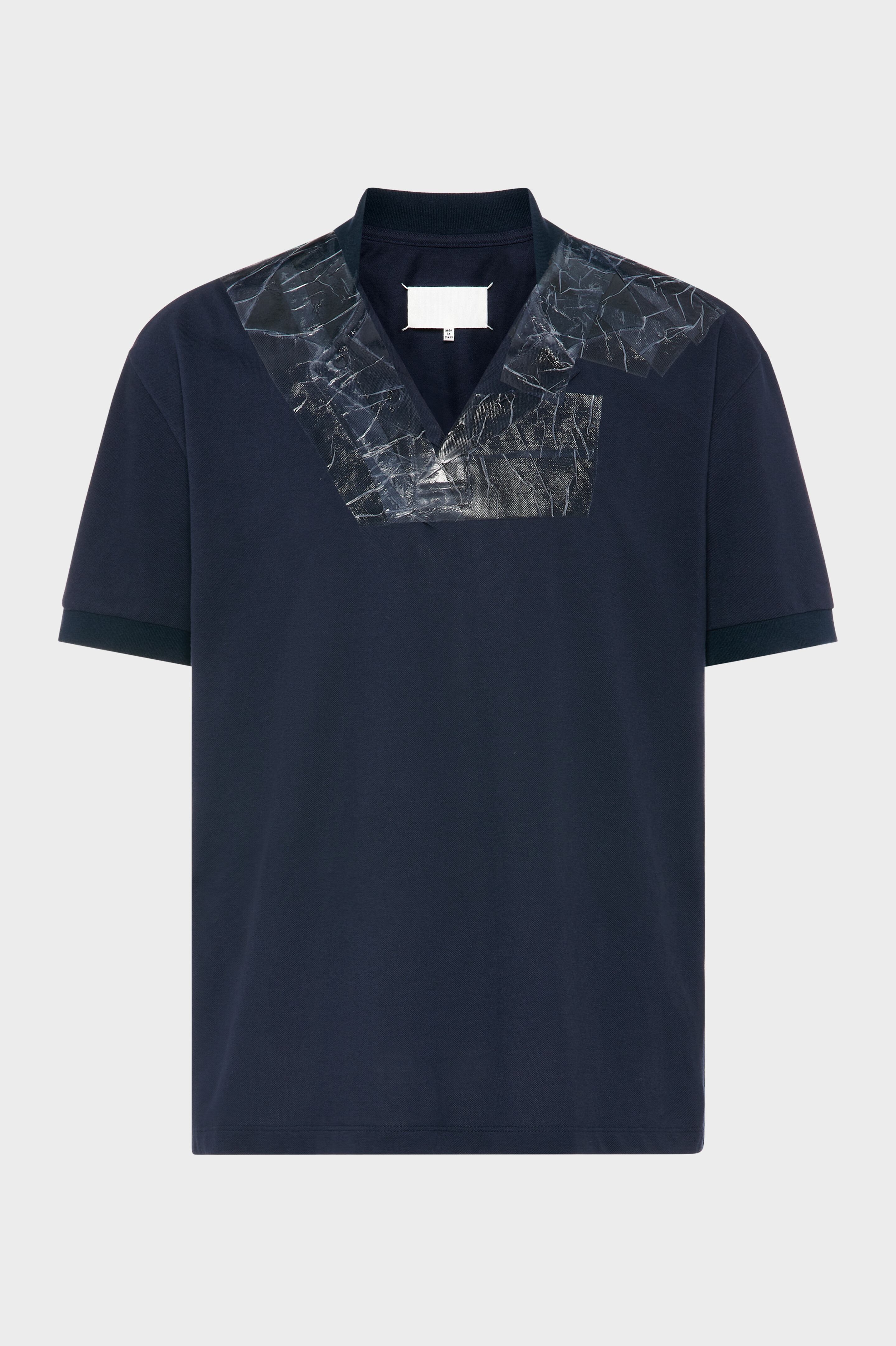 Taped V-neck T-shirt