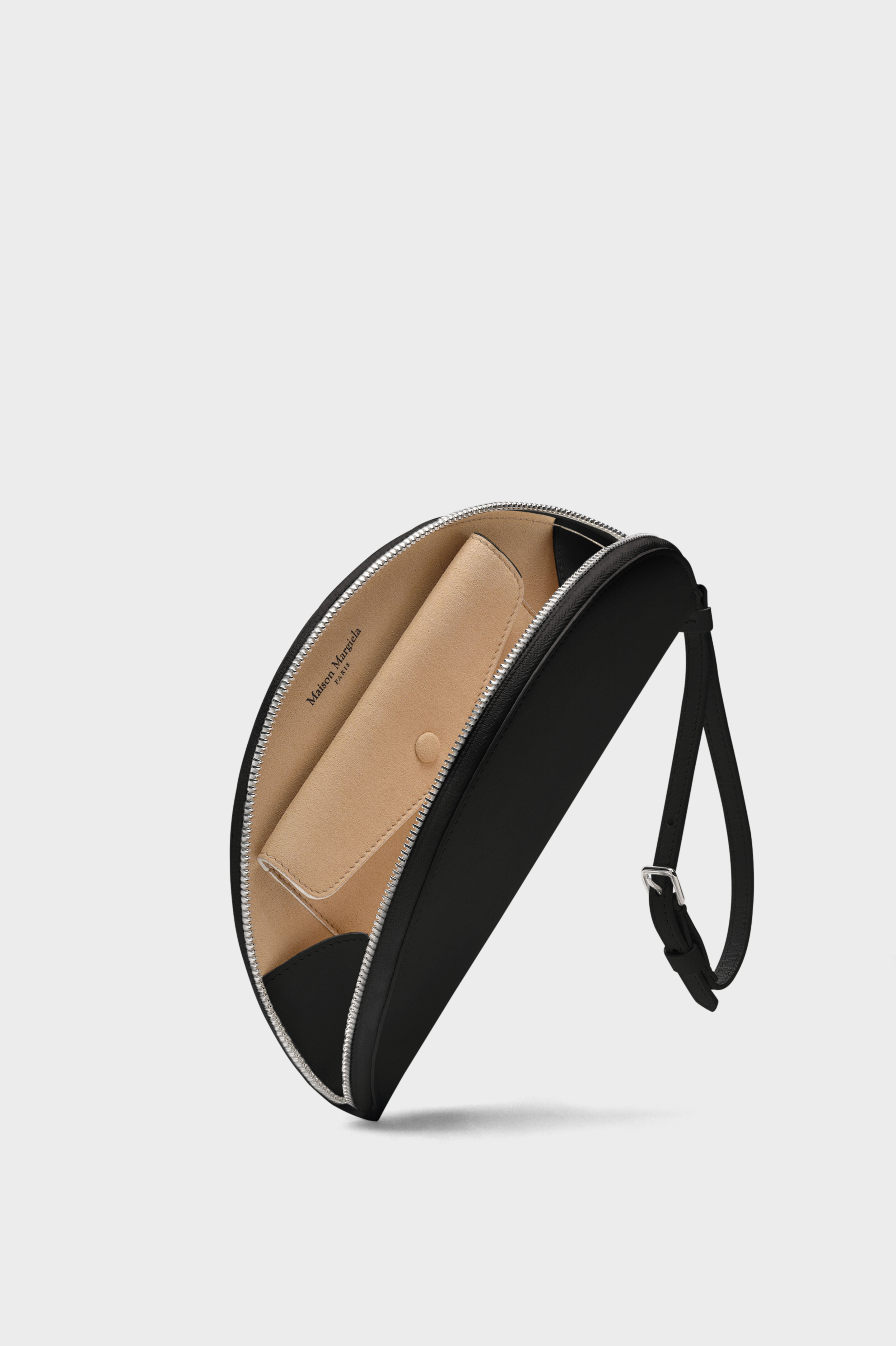 バッグ MM6 MaisonMargiela RING LEATHER POCHETTE MM6 MAISON MARGIELA/RING LEATHER POCHETTE(BLACK)