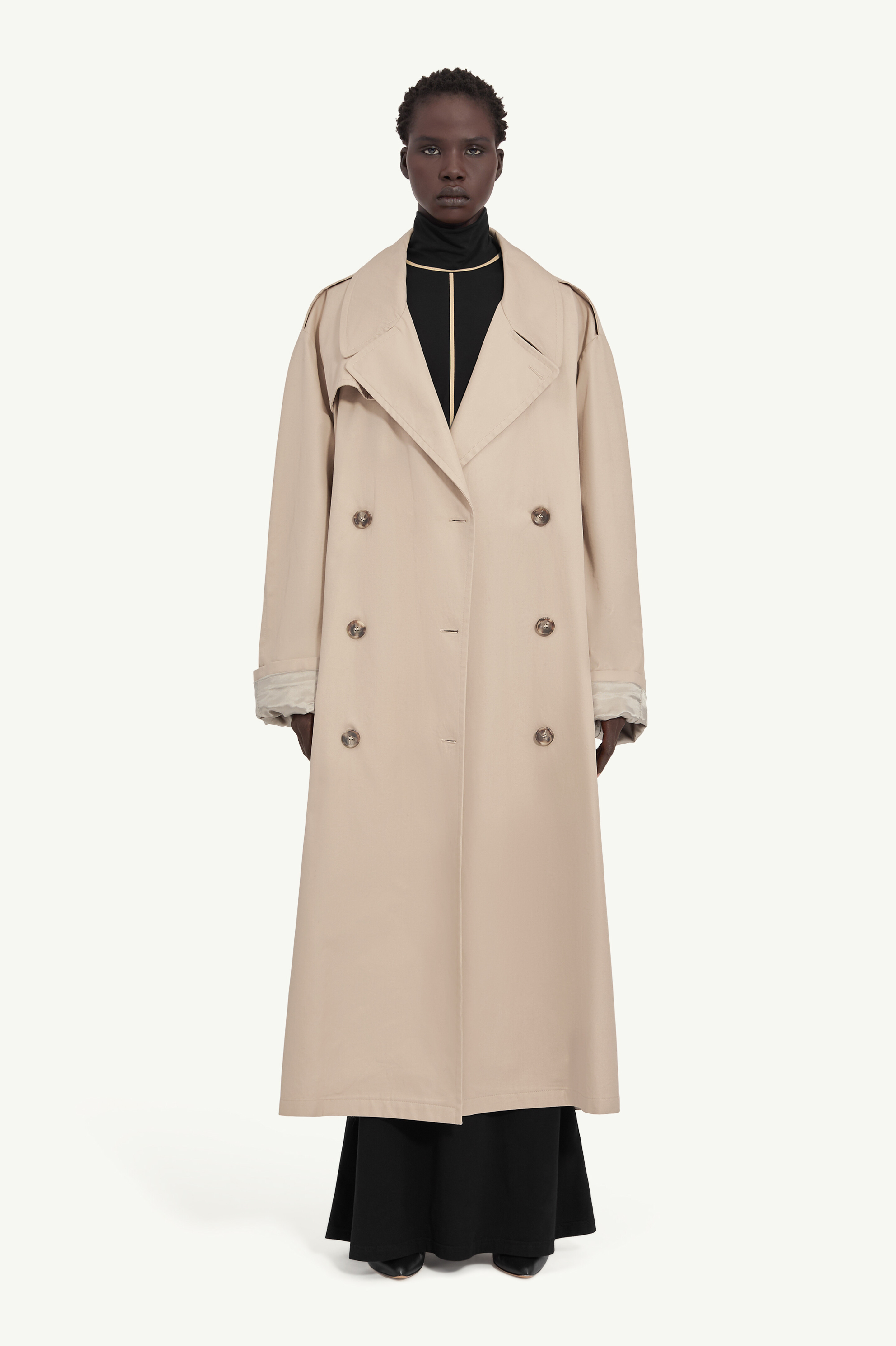 Cotton trench coat