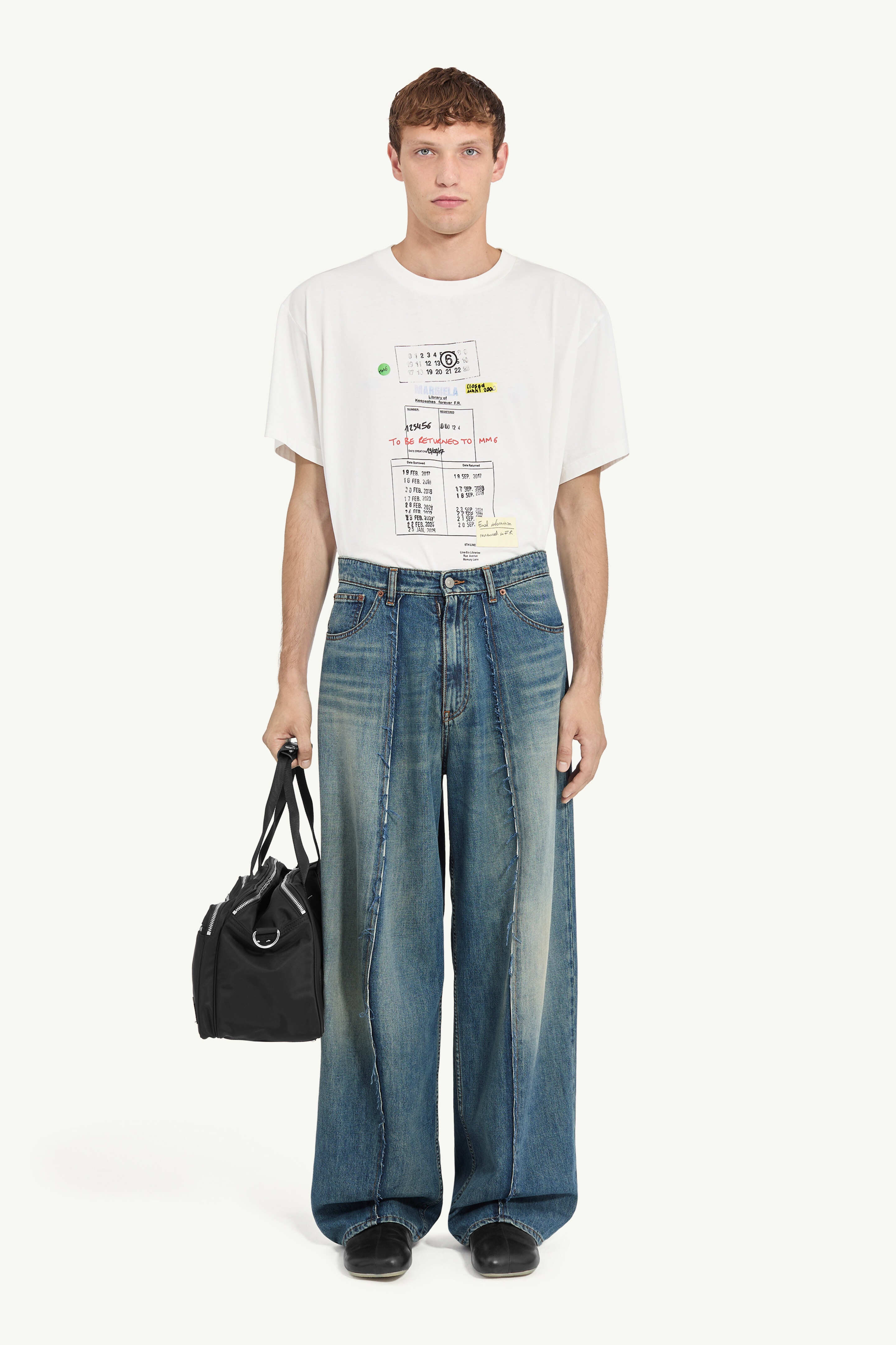 Jeans a gamba larga