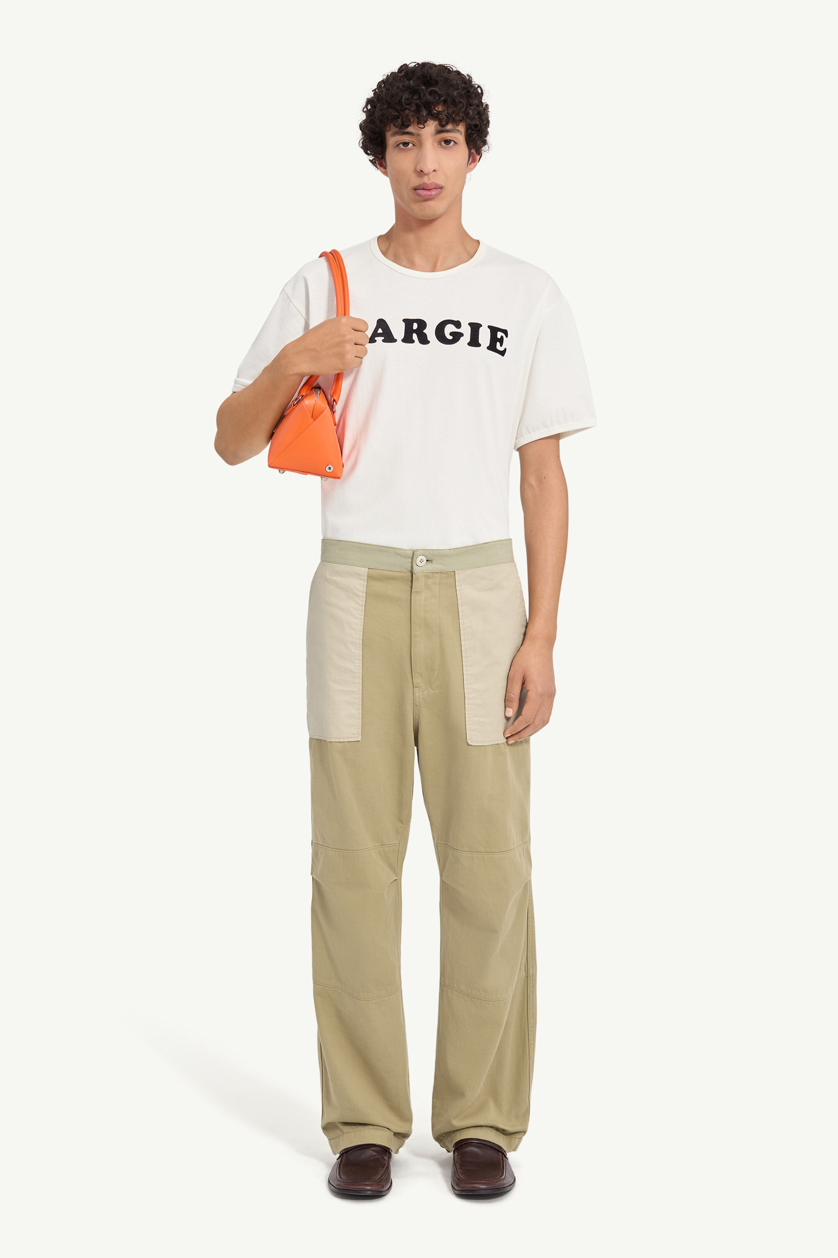 Canvas Panelled Workwear Trousers