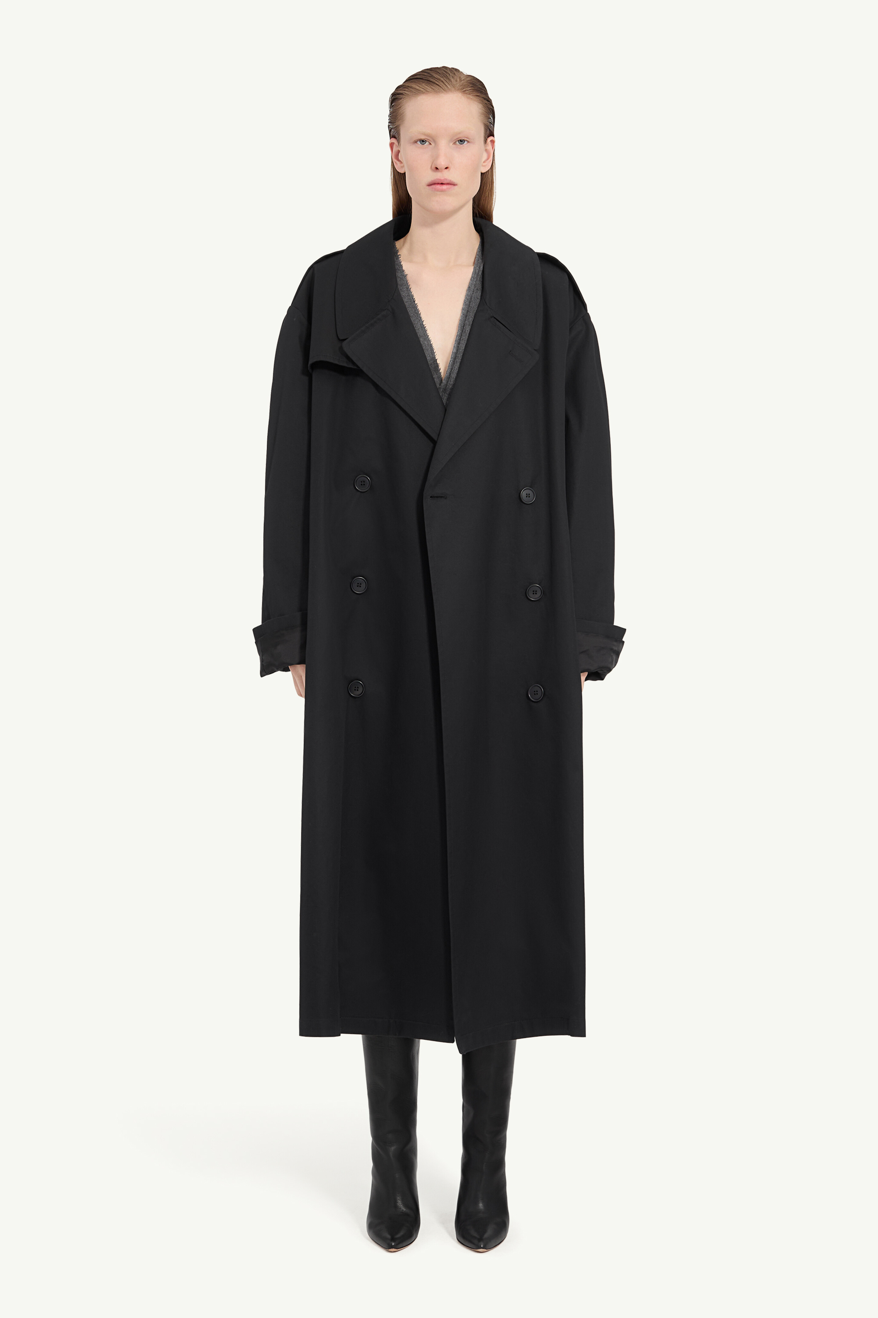 Cotton trench coat