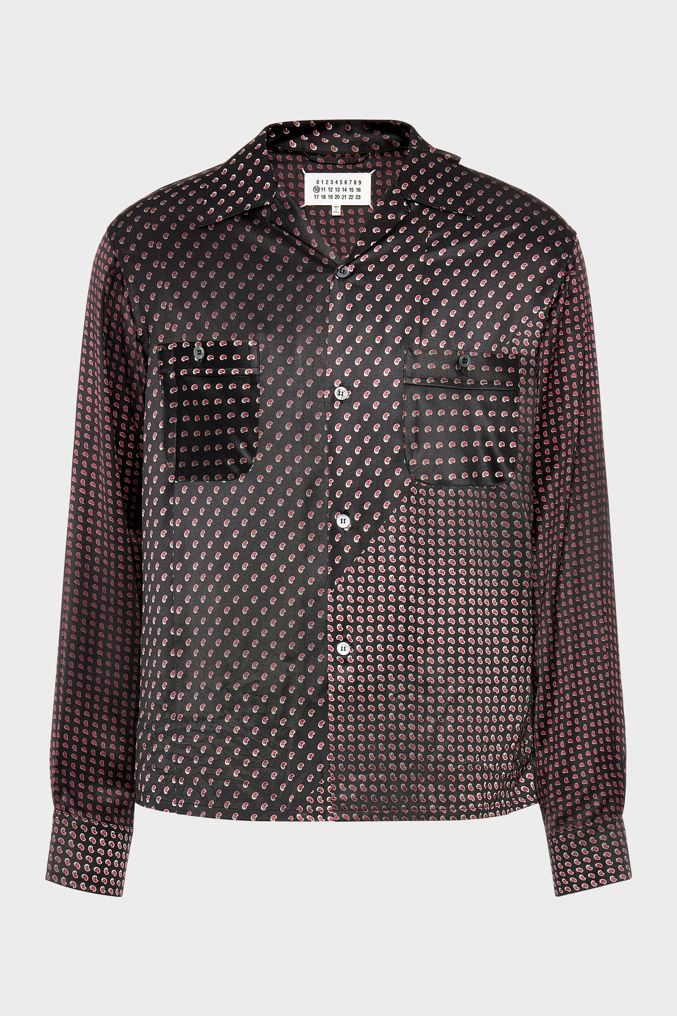 Langarmhemd mit Paisleymuster