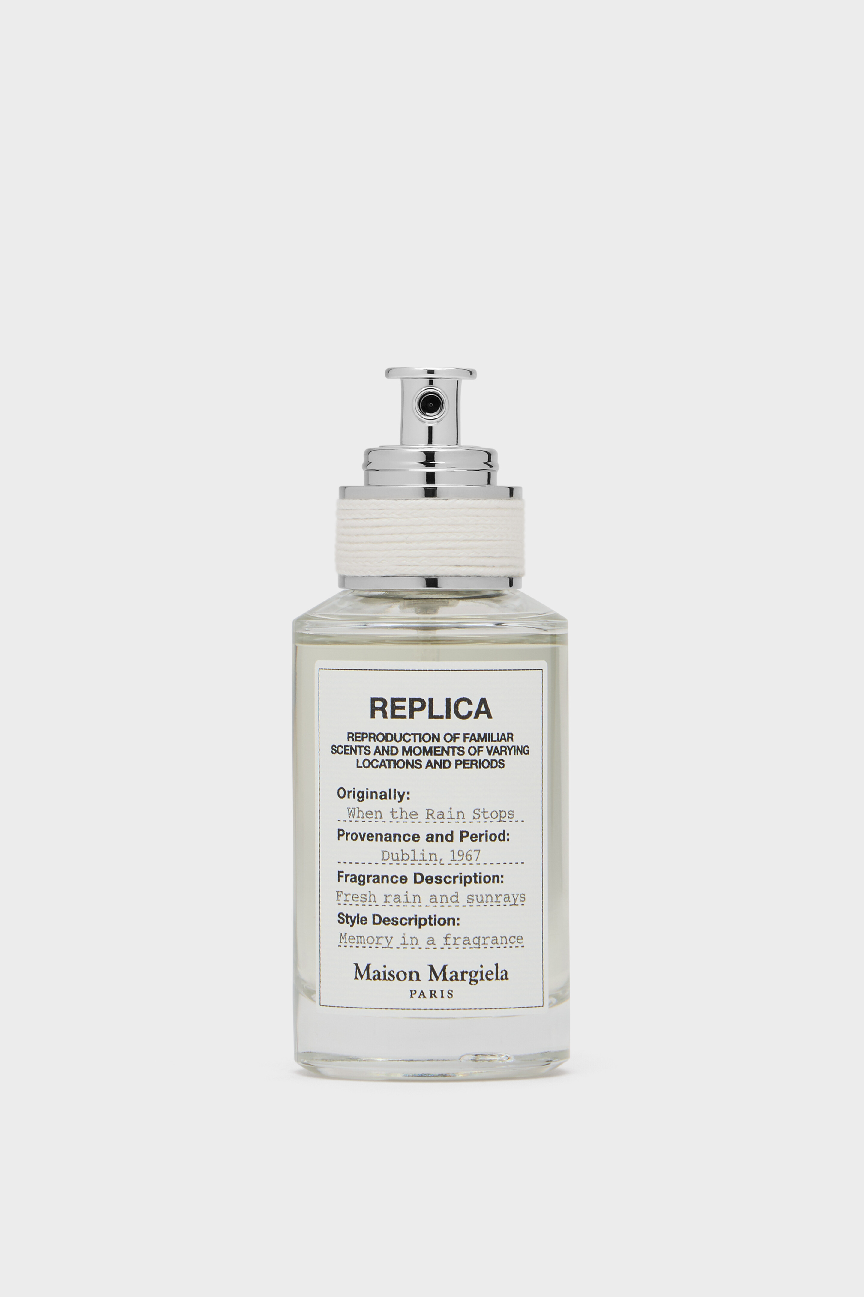 ウェン ザ レイン ストップス オードトワレ「レプリカ」30ml