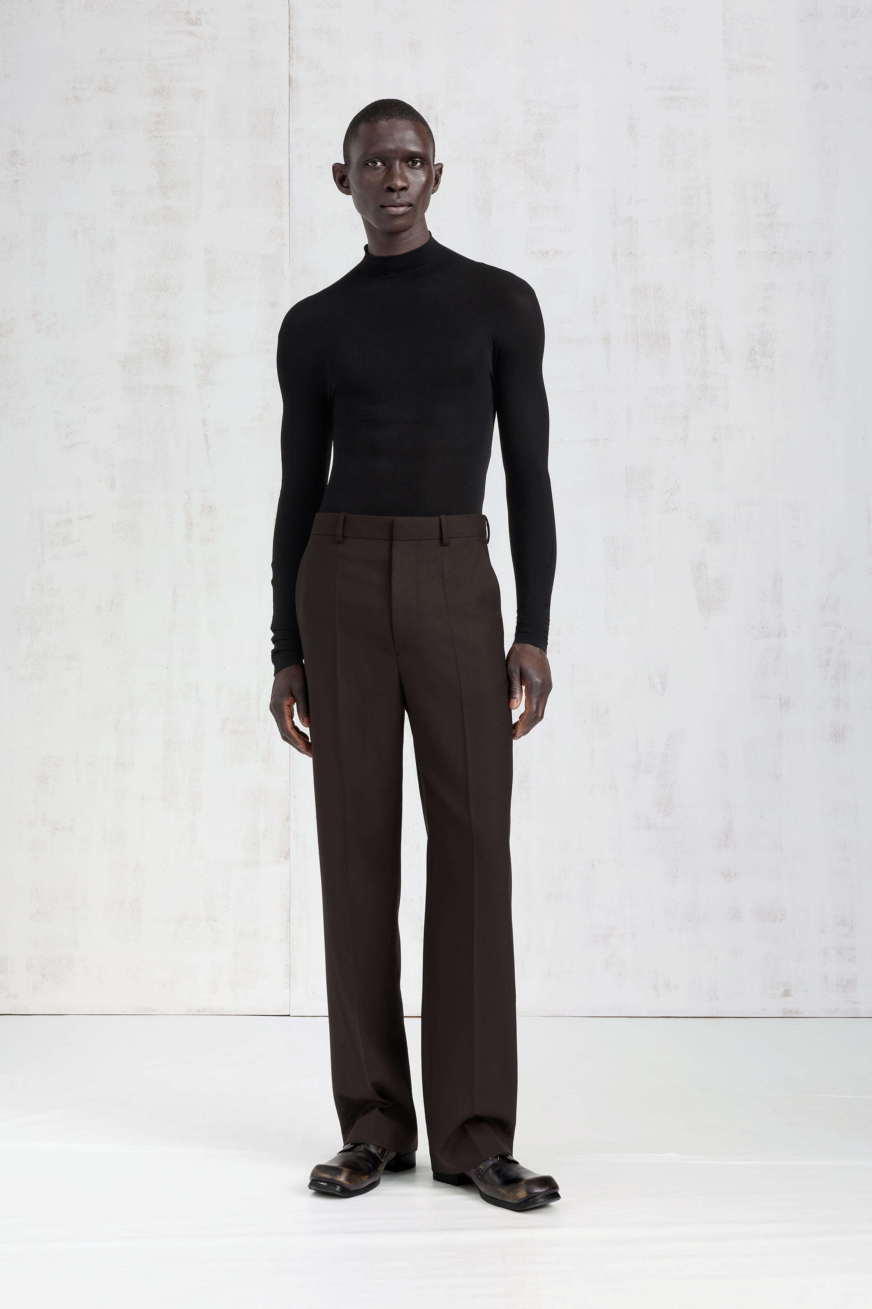 Wool Wide-Leg Trousers