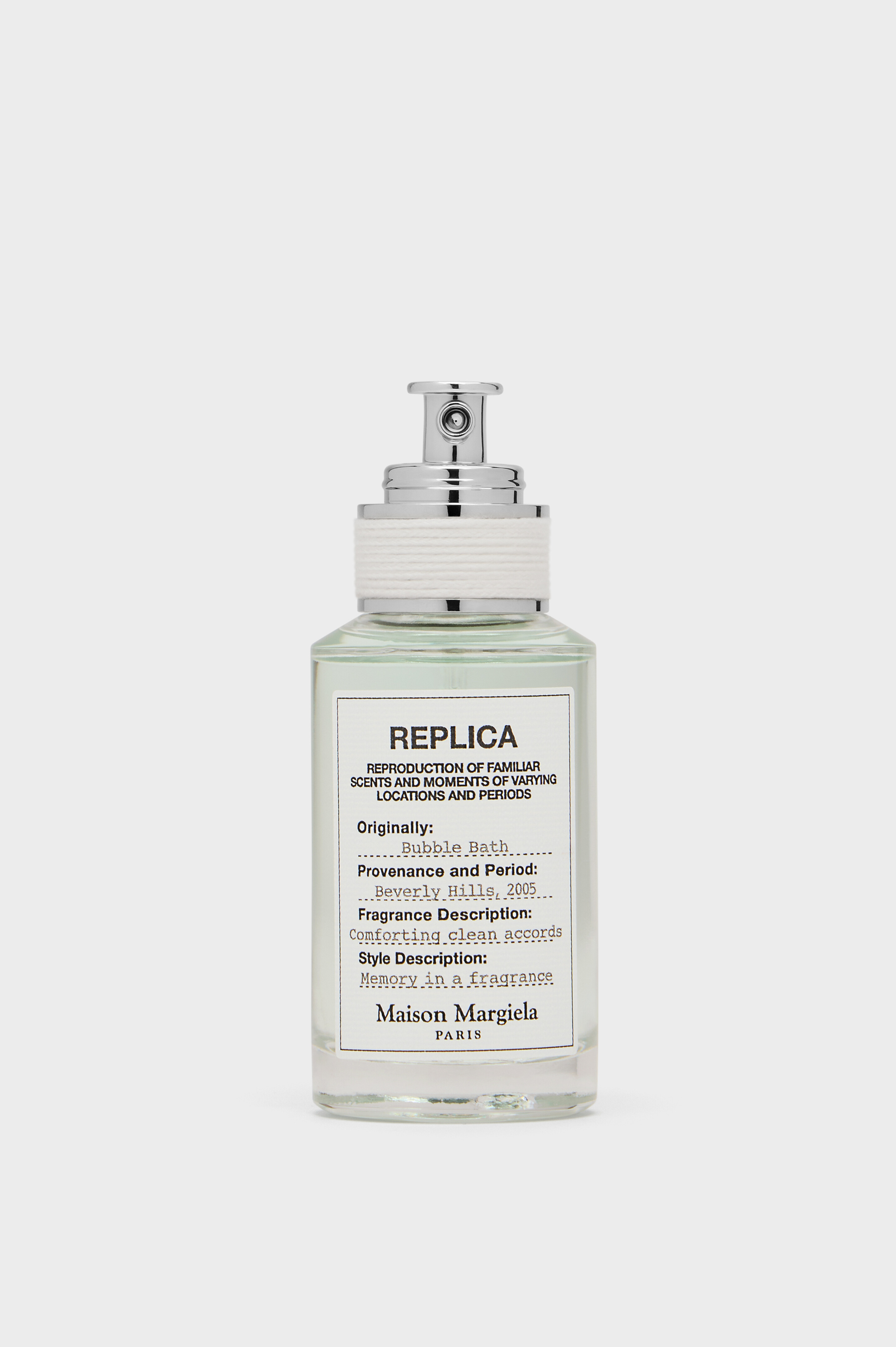 バブル バス オードトワレ「レプリカ」30ml