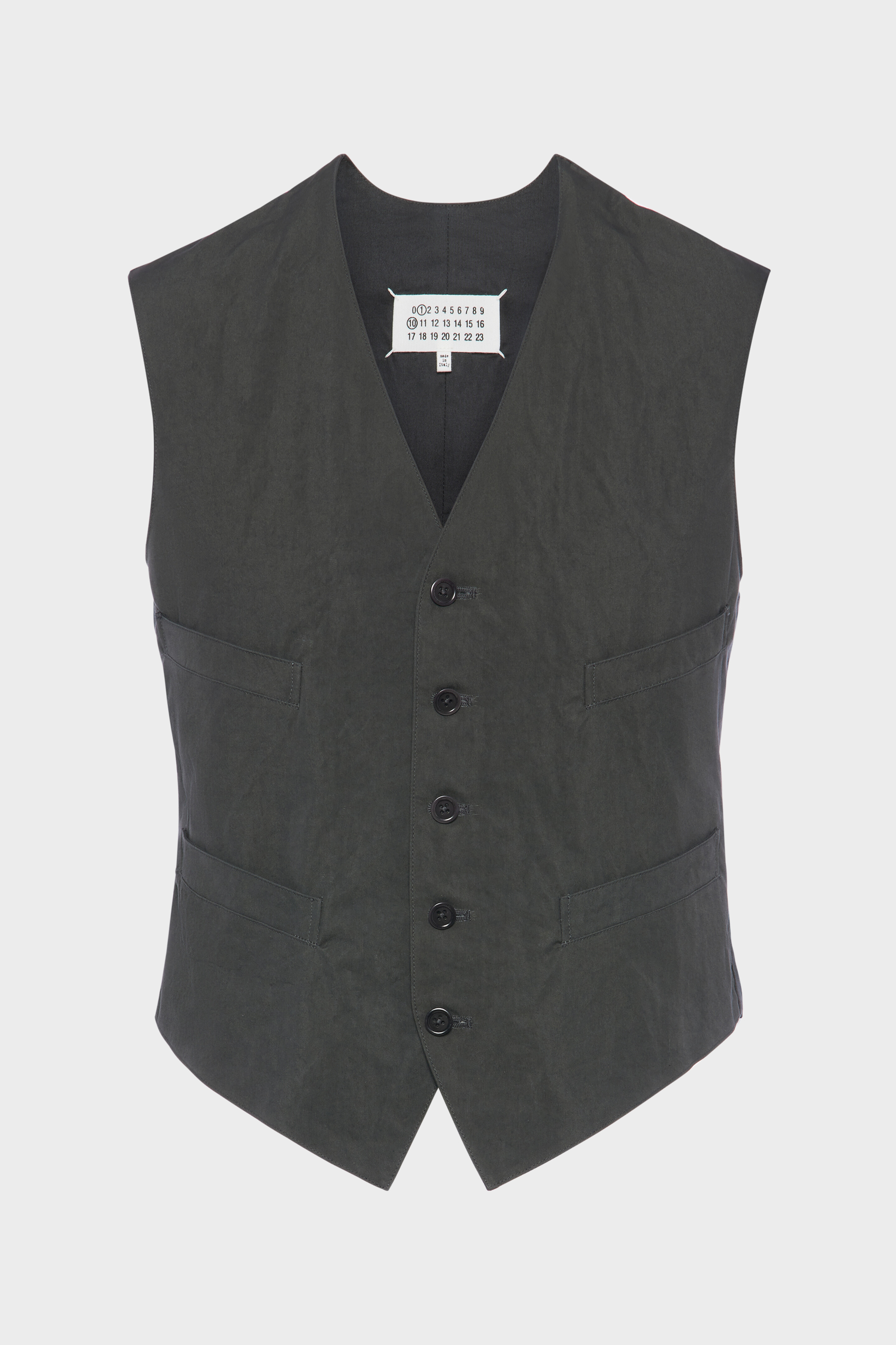 Gilet in cotone e seta