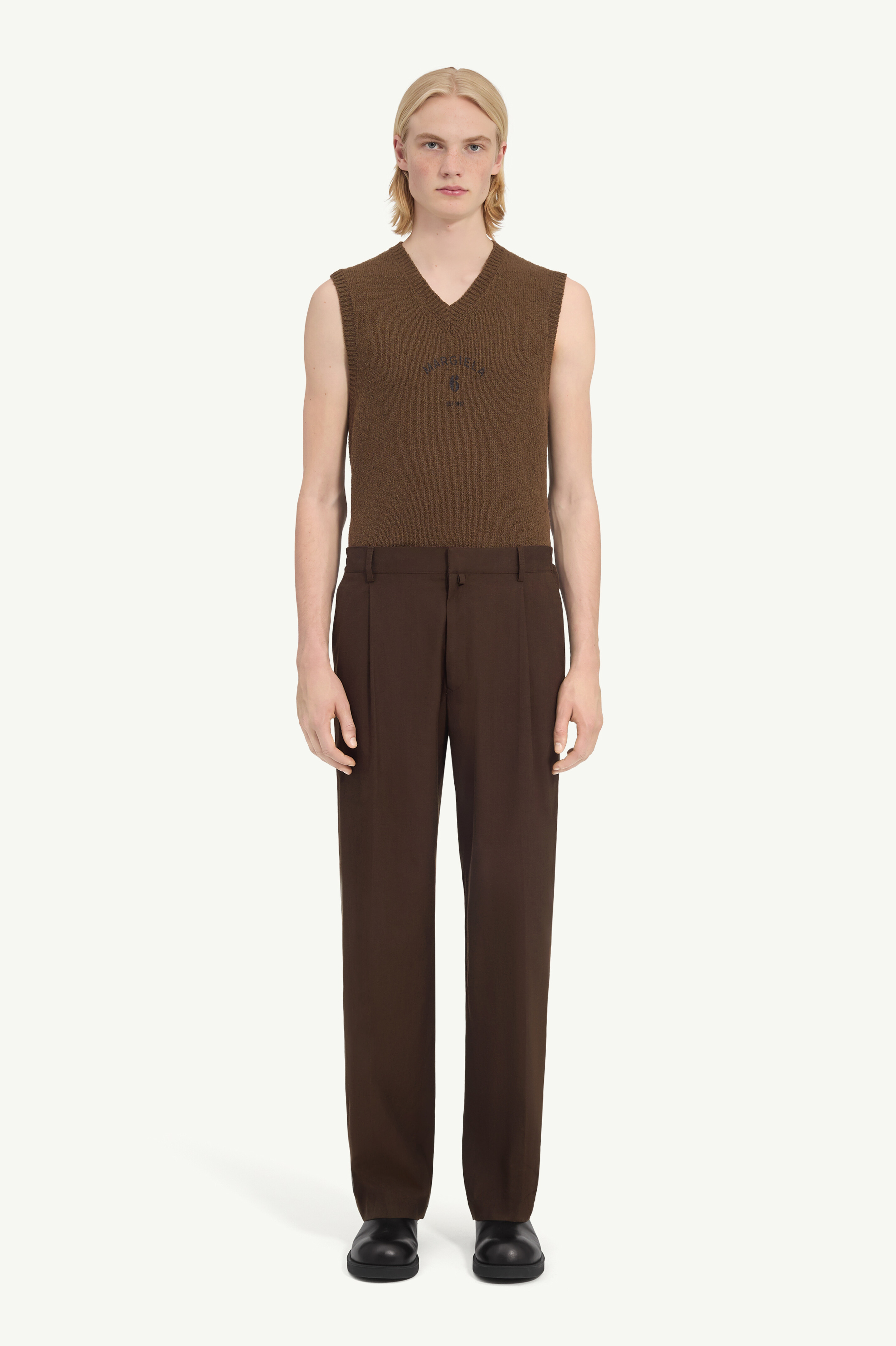 Wool shirting trousers