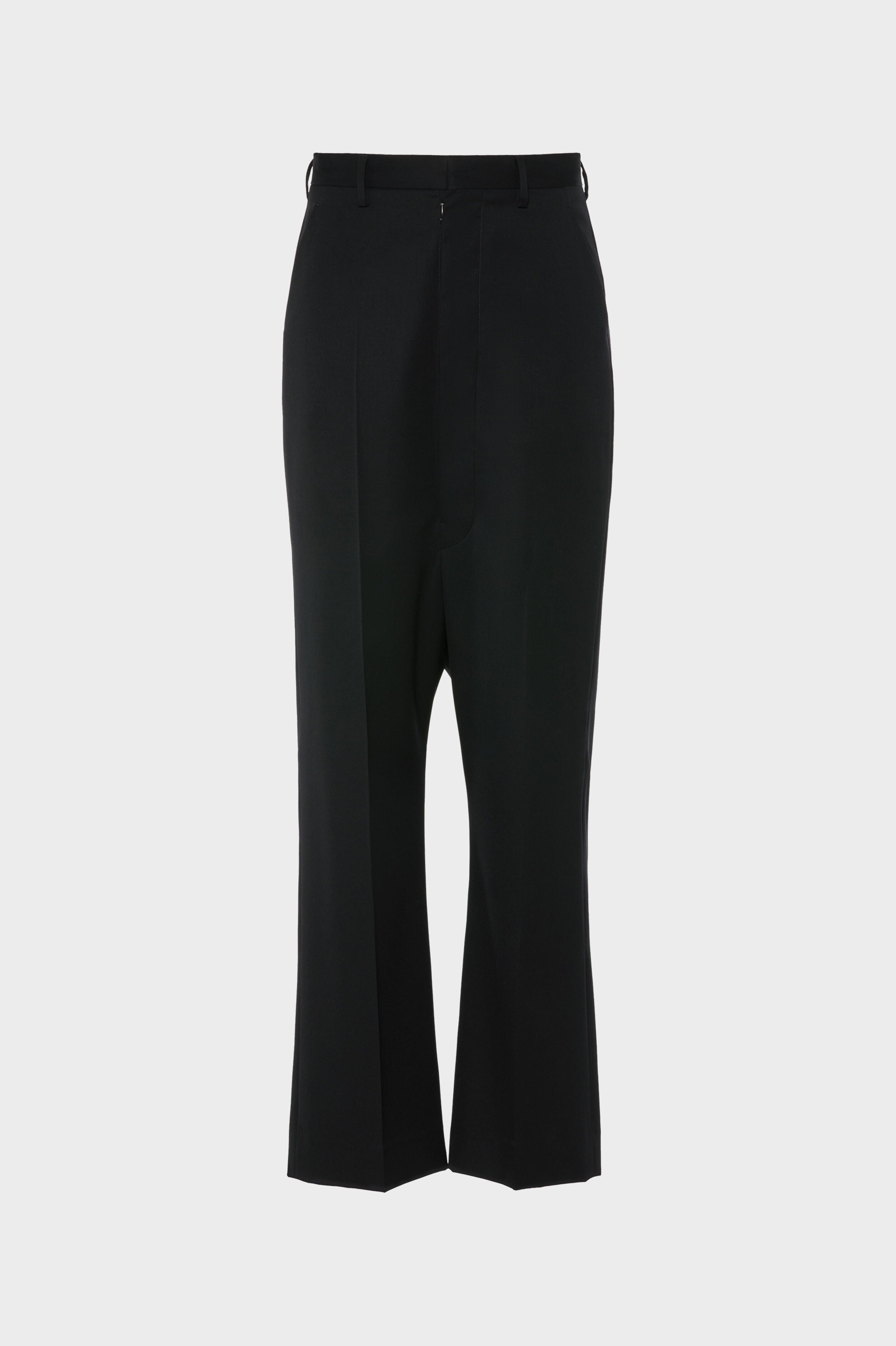 Pantalon en laine Dropped-Rise