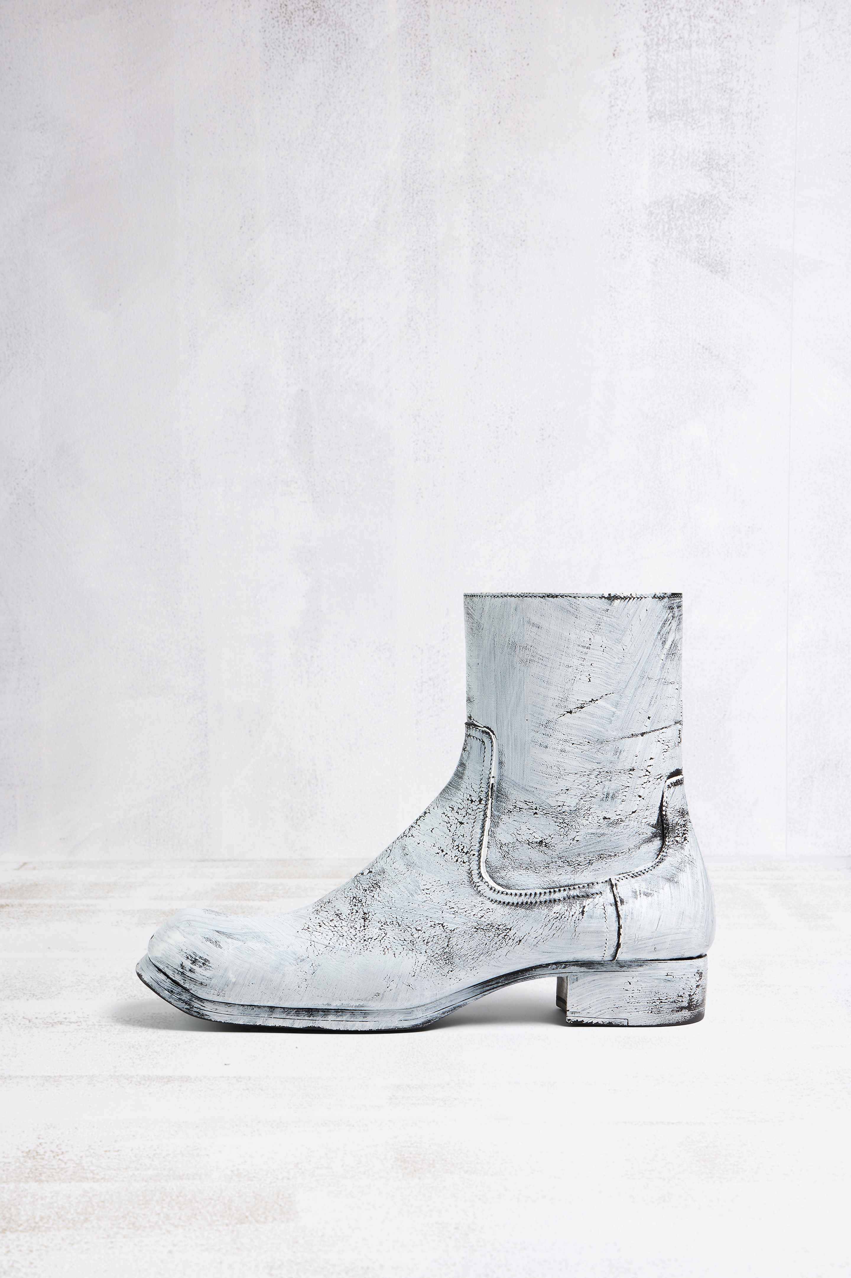Float Ankle Boots Bianchetto
