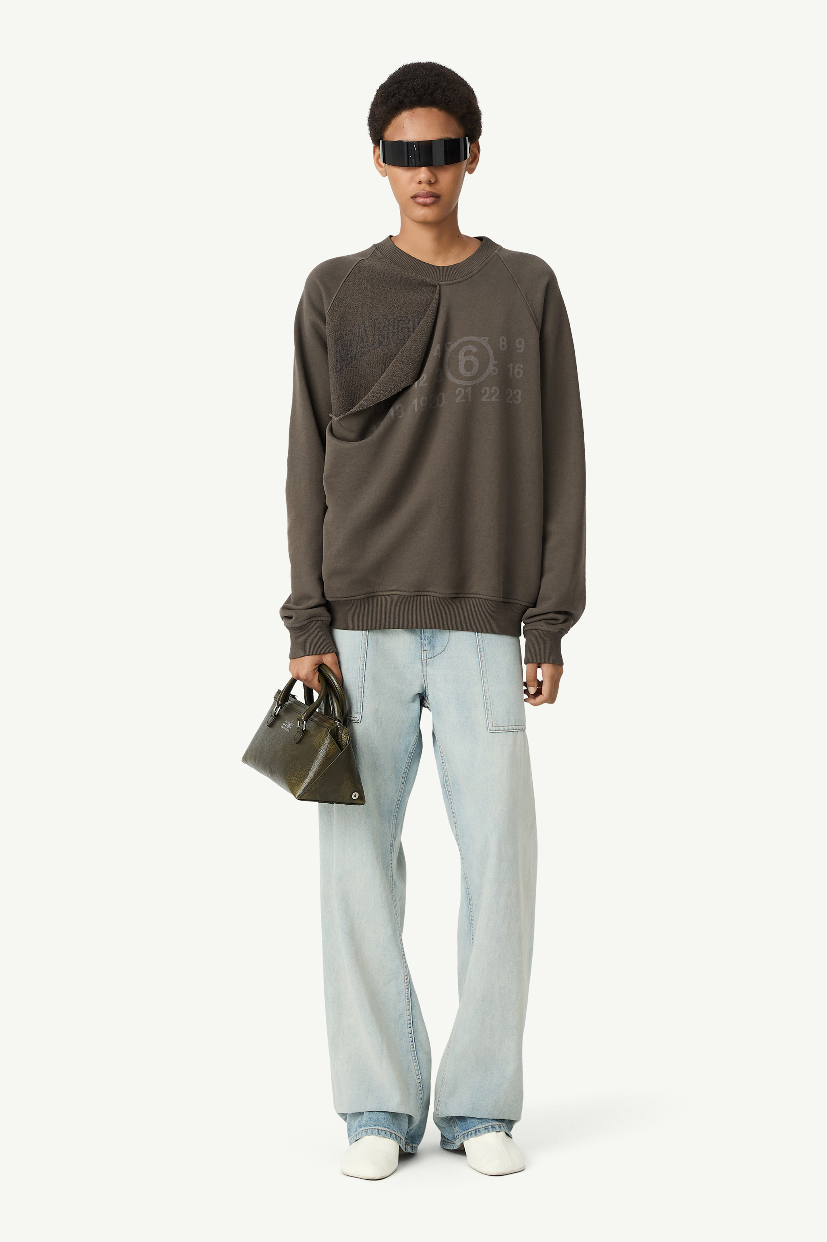 Doppellagiges Sweatshirt