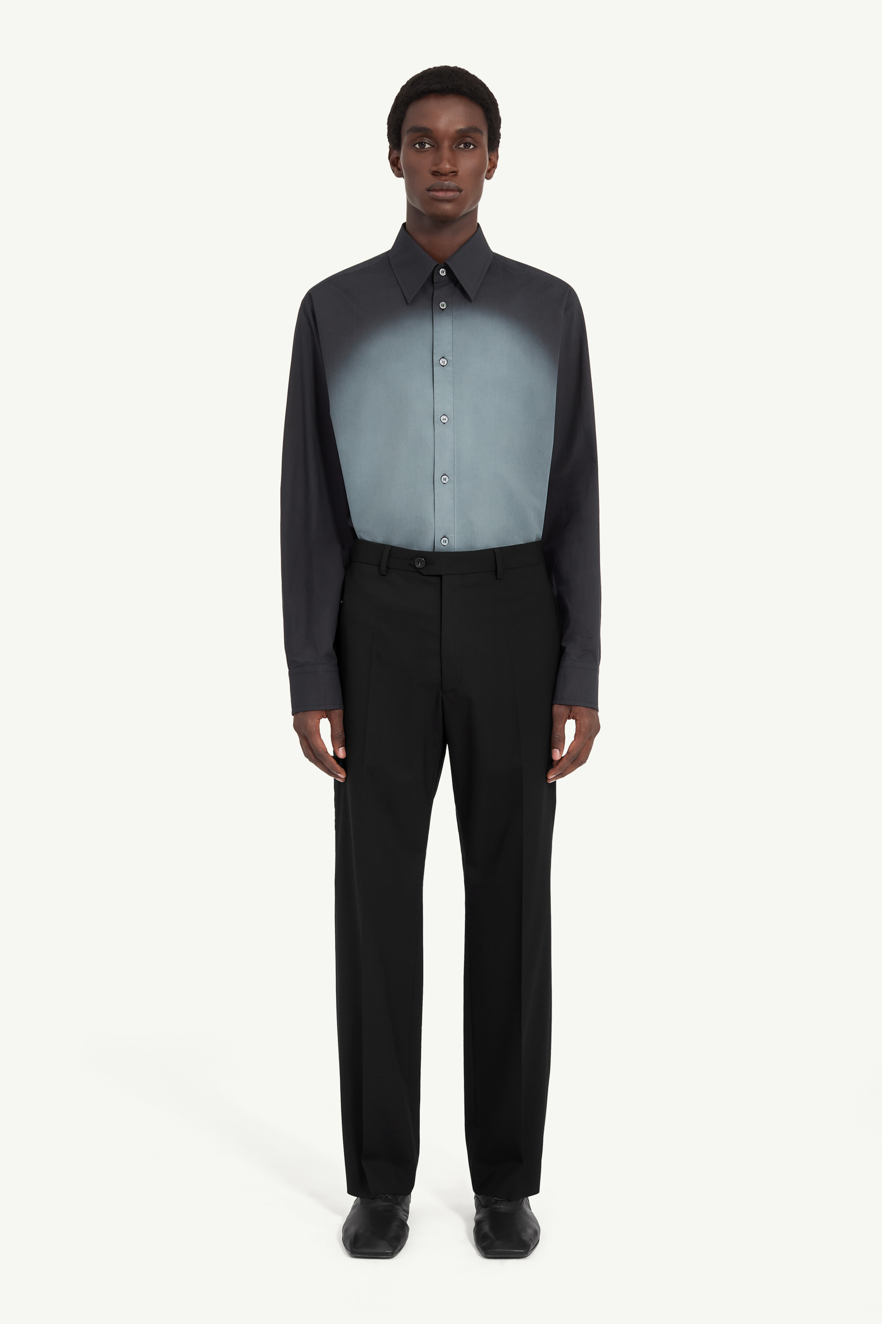 Pantaloni sartoriali in misto lana