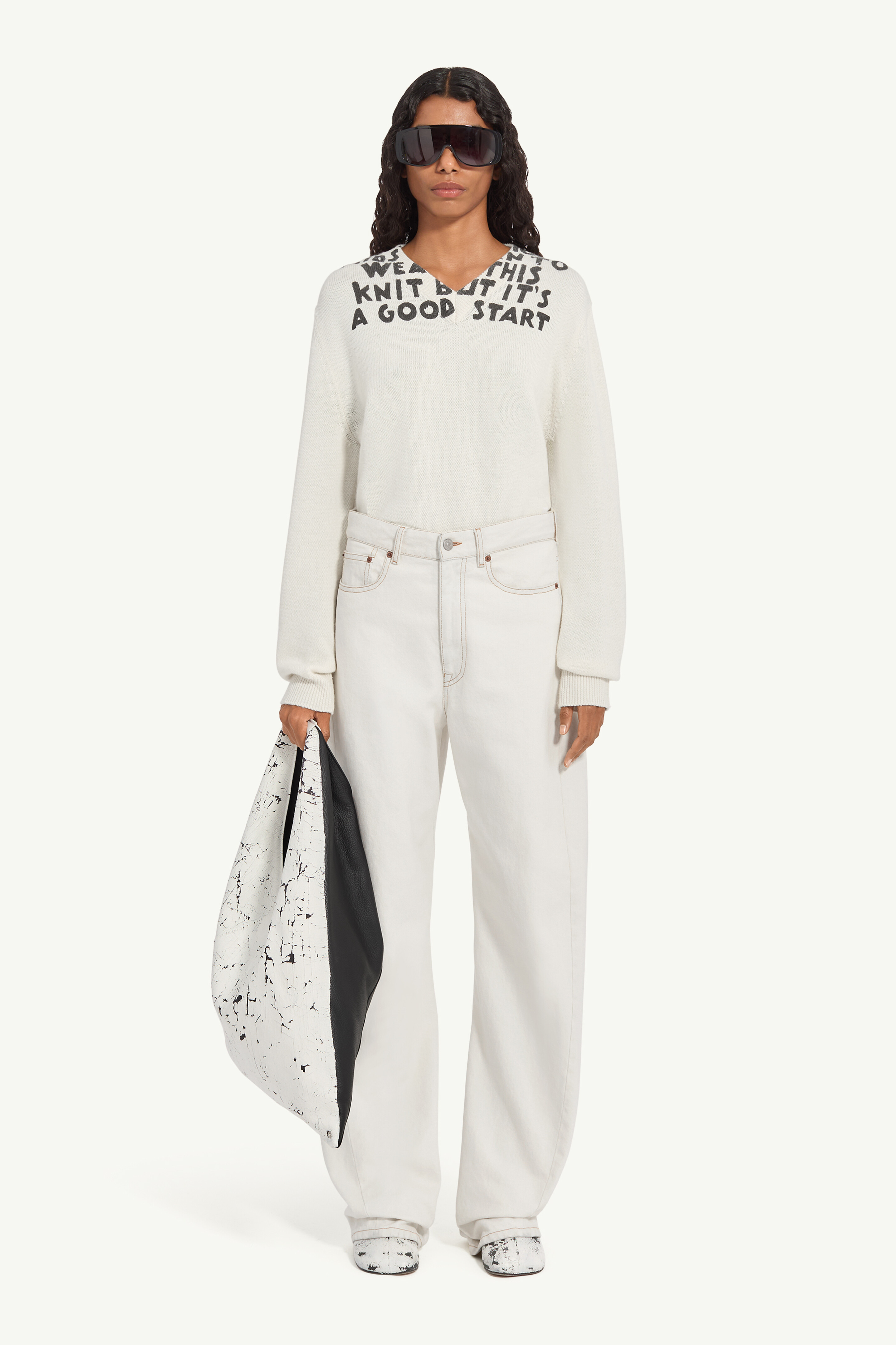 Contrast Stitch Jeans