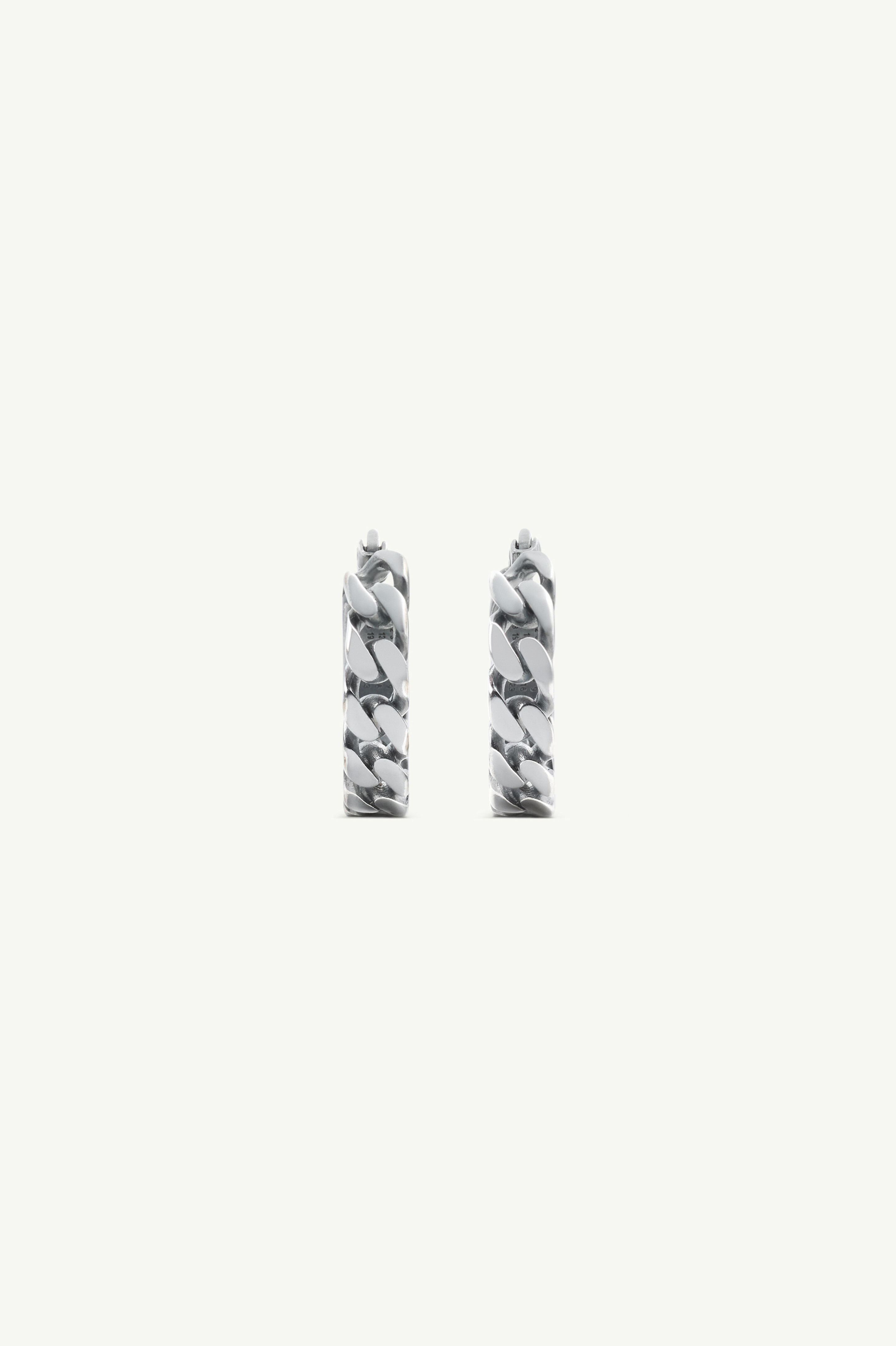 Boucles d'oreilles brunies