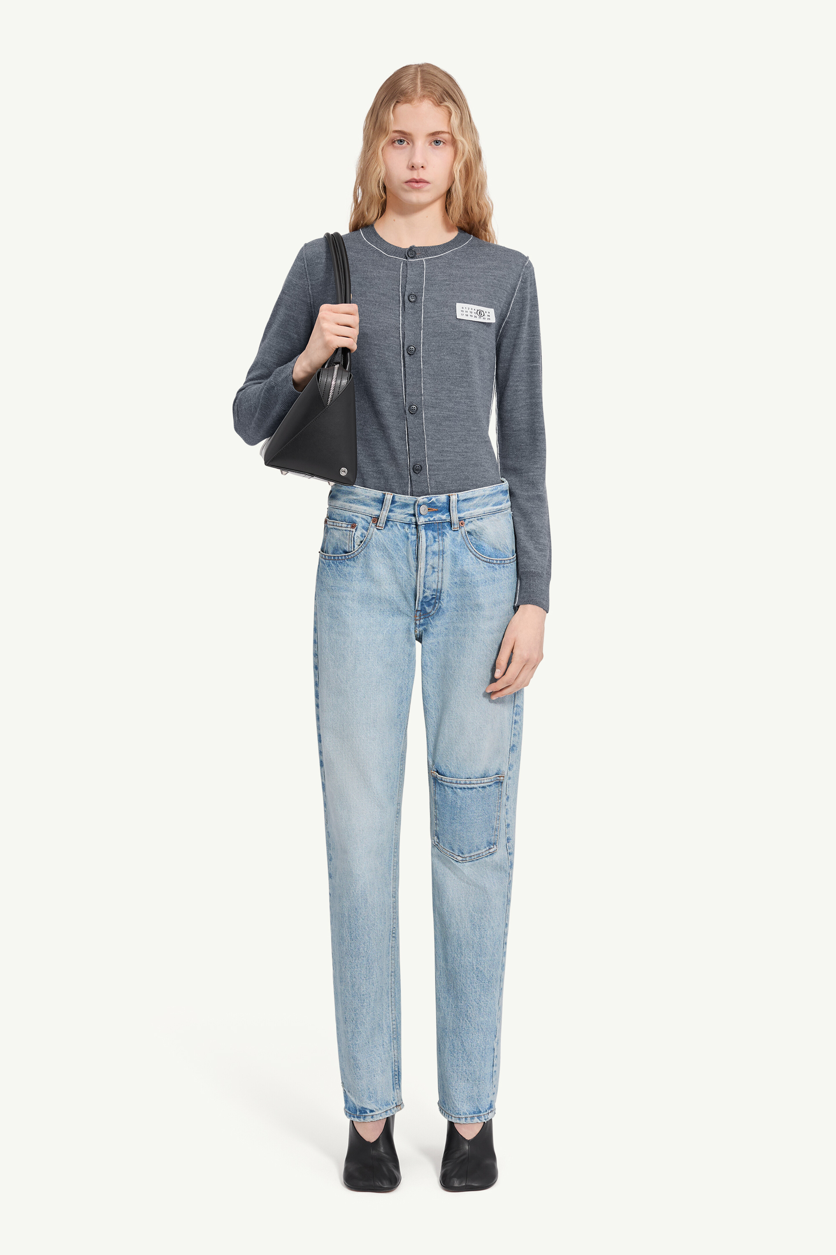 Straight-leg jeans